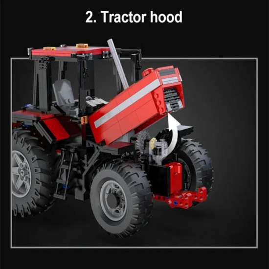 tech moc rc motorized tractor truck bricks toy eu tech moc rc motorized tractor truck bricks toy eu