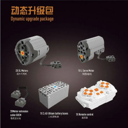 tech moc rc off-road land cruiser truck bricks toy t5020b