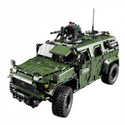 tech moc rc warrior off road suv car bricks toys t4015
