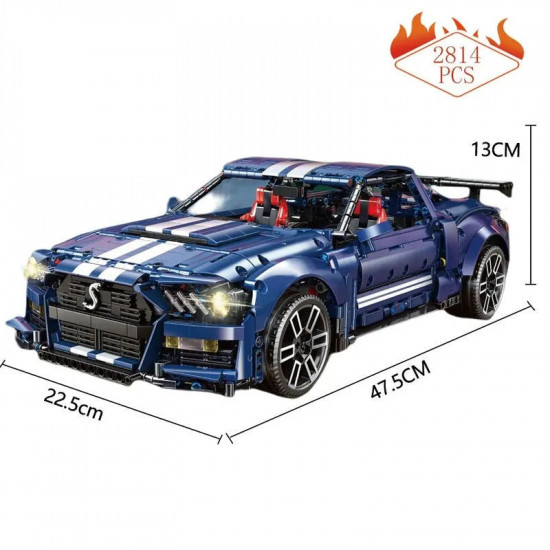 tech moc shelby gt500 classic racing car bricks toy t5017a tech moc shelby gt500 classic racing car bricks toy t5017a