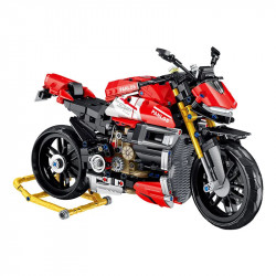 tech moc streetfighter v4 sp motorcycle bricks toy 672006