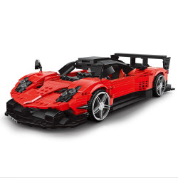 tech moc supercar pagani zonda r racing car bricks toy