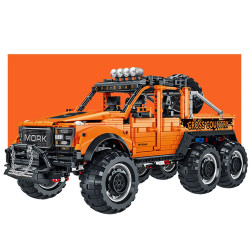 tech moc suv off-road car mountain truck bricks toys