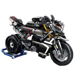 tech moc suzuki b-king racing motorcycle bricks toy