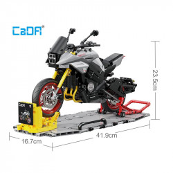 tech moc suzuki katana motorcycle bricks toy