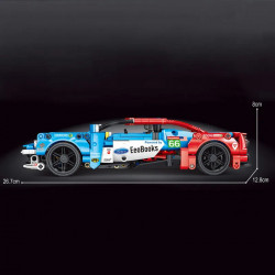 tech moc t3027 super sports racing car bricks toys