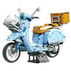 tech moc t4025b vespa classic 300 motorcycle bricks toys