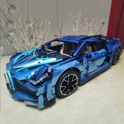 tech moc t5004 bugatti divo racing car bricks toys