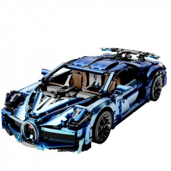 tech moc t5004 bugatti divo racing car bricks toys