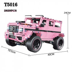 tech moc t5016b king kong barbie off-road suv bricks toy
