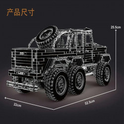 tech moc t5020a land cruiser off-road truck bricks toy