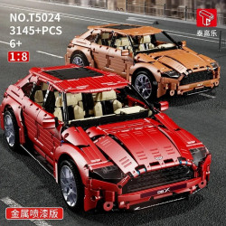 tech moc t5024b aston martin dbx racing car bricks toys