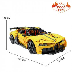 tech moc t5027b supercar hyper racing car bricks toys