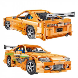 tech moc toyota supra a80 classic sports car bricks toy qc018