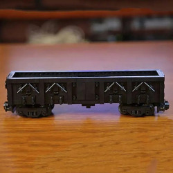 tech moc train car c70 extended carriage bricks toy