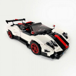 tech moc zonda cinque roadster racing car bricks toy 13105