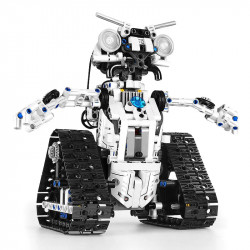 tech motorized app rc transport robot bricks toy 15046