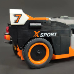 tech motorized moc phoneix-7 racing car bricks toy