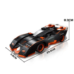 tech motorized moc phoneix-7 racing car bricks toy