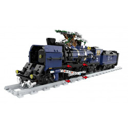 tech motorized oriental express simulation train bricks toy