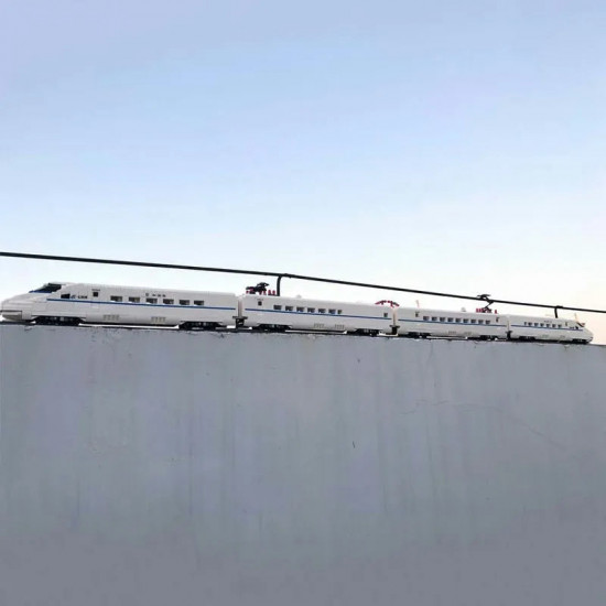tech motorized railway rc high-speed crh2 train bricks toy tech motorized railway rc high-speed crh2 train bricks toy