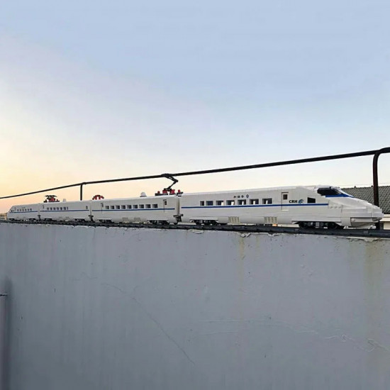 tech motorized railway rc high-speed crh2 train bricks toy tech motorized railway rc high-speed crh2 train bricks toy