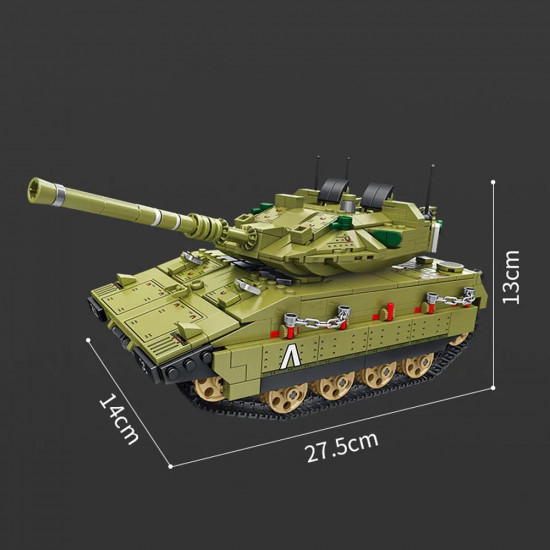tech motorized rc merkava main battle tank bricks toy tech motorized rc merkava main battle tank bricks toy