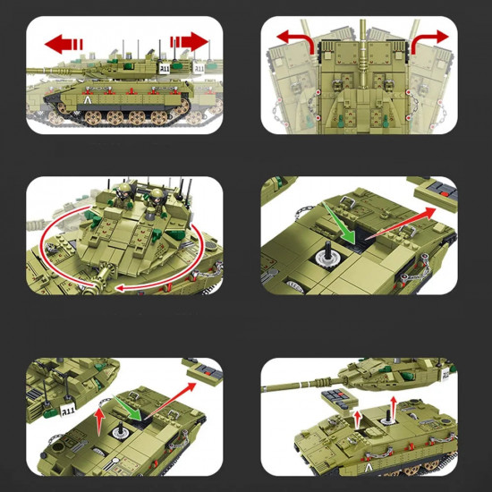 tech motorized rc merkava main battle tank bricks toy tech motorized rc merkava main battle tank bricks toy