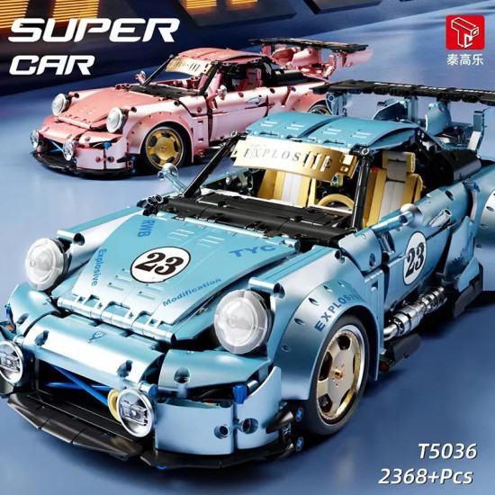 tech motorized rc porsche 911 rwb supercar bricks toy t5036a tech motorized rc porsche 911 rwb supercar bricks toy t5036a