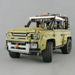 tech off-road awd moc land rover defender bricks toys