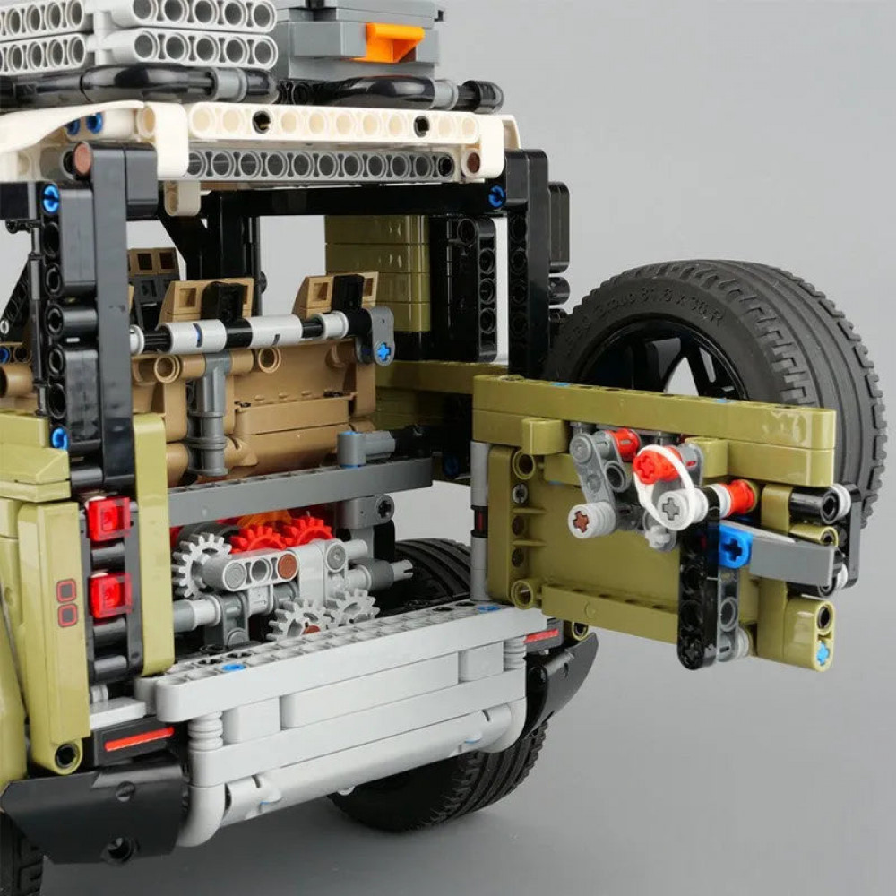 tech off-road awd moc land rover defender bricks toys - tech-off-road ...