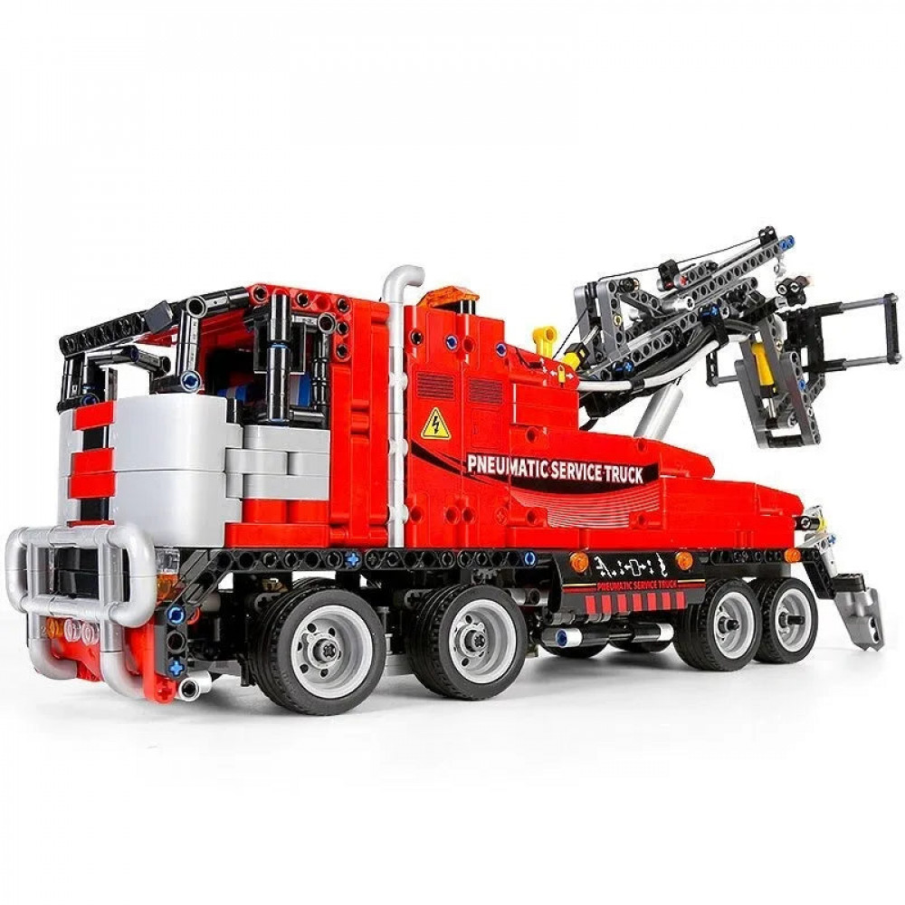 tech rc app pneumatic city service truck bricks toy 19001 - tech-rc-app ...