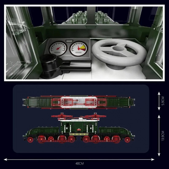 tech rc crocodile railway electric locomotive train bricks toy tech rc crocodile railway electric locomotive train bricks toy