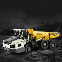 tech rc moc large city heavy dump truck bricks toy