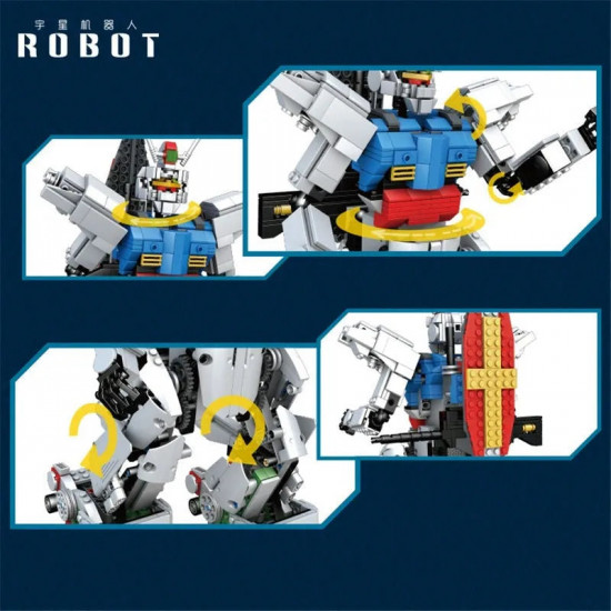 tech rc moc motorized rx78 robot bricks toys 15024 tech rc moc motorized rx78 robot bricks toys 15024