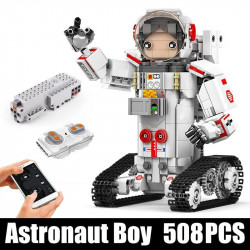 tech rc motorized astronaut girl robot kids bricks toy 13137