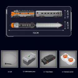tech usa emd f7 wp diesel locomotive train bricks toy