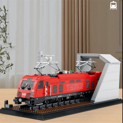 tech vectron european electric passenger train bricks toy