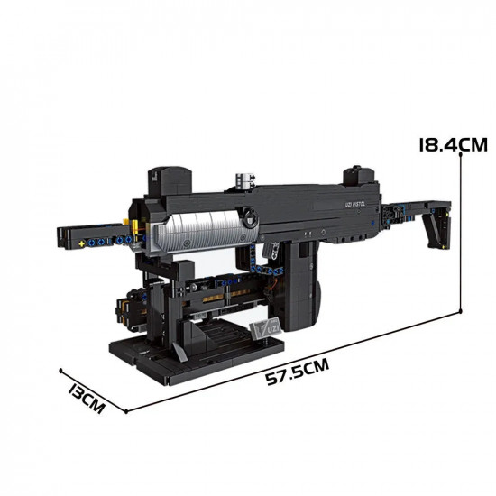 tech weapon moc uzi sub machine gun bricks toy tech weapon moc uzi sub machine gun bricks toy