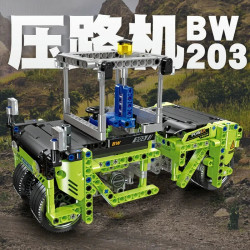 technic city mini road roller steamroller truck bricks toy