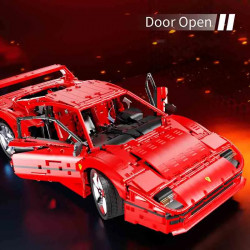 technic moc ferrari f40 racing sports car bricks toy