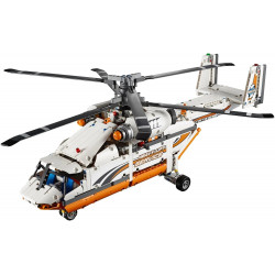 technic moc heavy lift helicopter bricks toy
