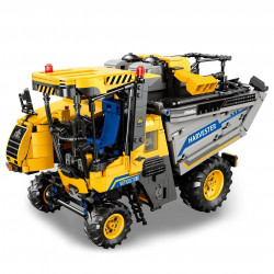 technic moc motorized grape harvester bricks toy