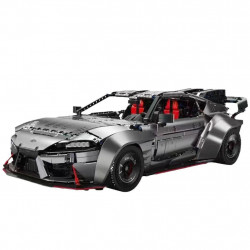 technic moc toyota supra racing sports car bricks toy