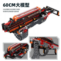 technical expert weapon moc heat bayonet bricks toy
