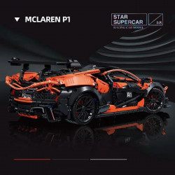 technical hypercar moc super p1 racing car bricks toys 91104