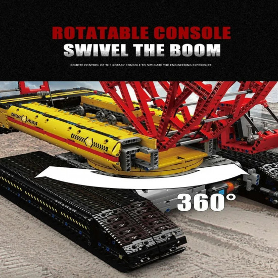 technical moc rc app city crawler crane bricks toy 17015 technical moc rc app city crawler crane bricks toy 17015