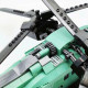 technical moc twin-rotor helicopter bricks toy 58008 technical moc twin-rotor helicopter bricks toy 58008