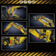technical motorized moc excavator loader rc bulldozer truck bricks toy technical motorized moc excavator loader rc bulldozer truck bricks toy