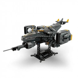 technical science fiction moc titan attack aircraft bricks toys